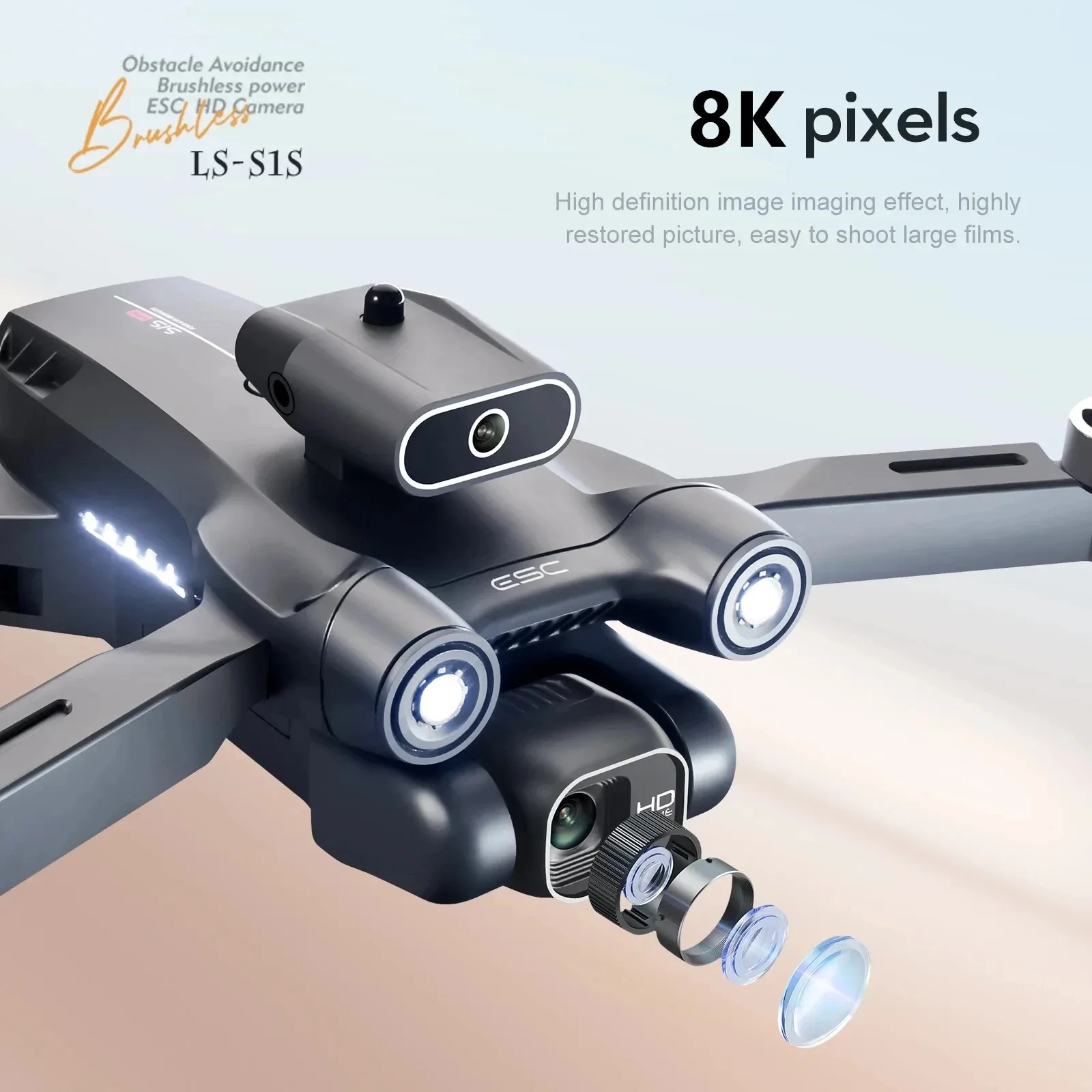 S1S 5G GPS Drone Caméra 8K, Mo - Drone Racing Camera avis et prix
