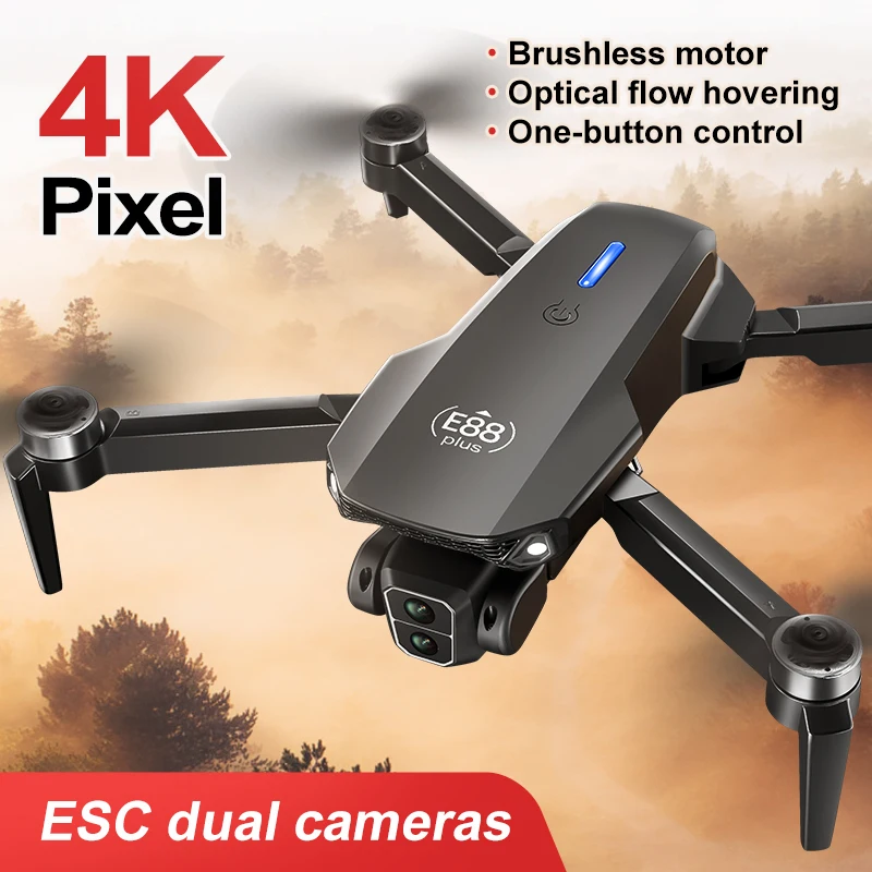 Nouveau drone quadrirotor E88  - Drone Racing Camera avis et prix