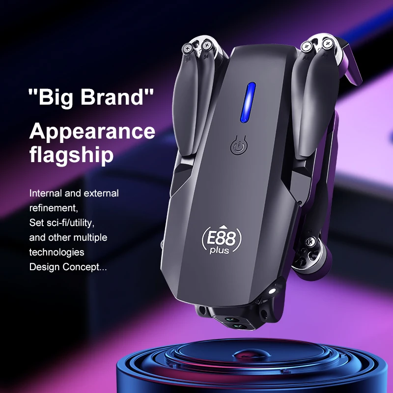 Nouveau drone quadrirotor E88  - Drone Racing Camera avis et prix